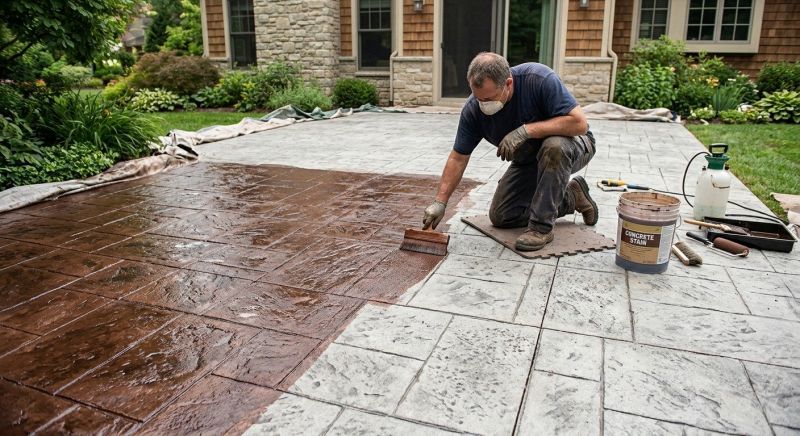 Concrete Staining Service in Corpus Christi, TX