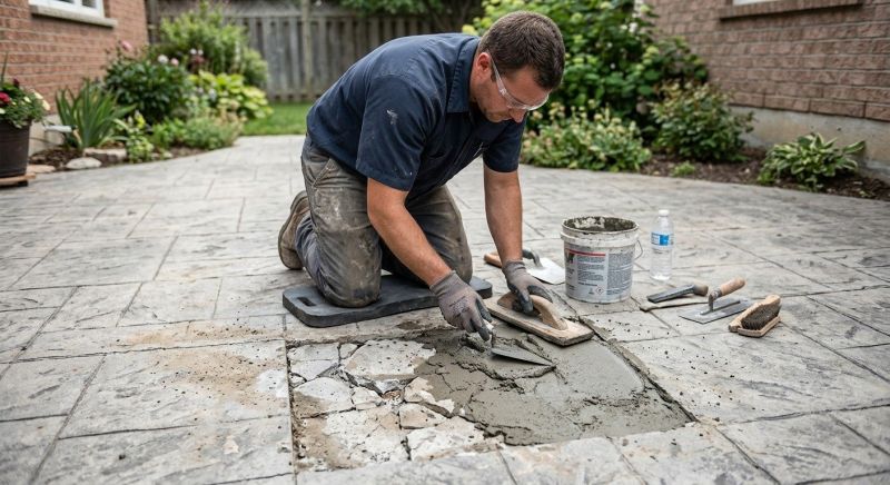 Decorative Concrete Repair in Harrisburg, PA