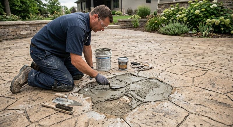 Decorative Concrete Repair in Scottsdale, AZ