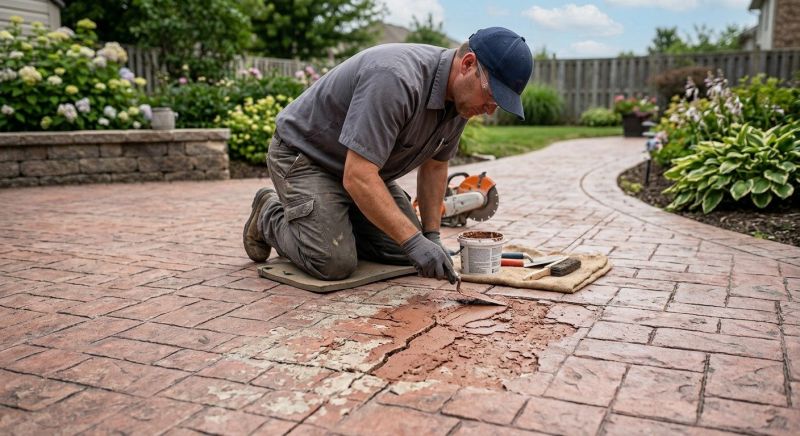 Decorative Concrete Repair in Grand Rapids, MI